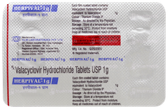 Herpival 1G Tablet 3 Herpival 1G Tablet 3